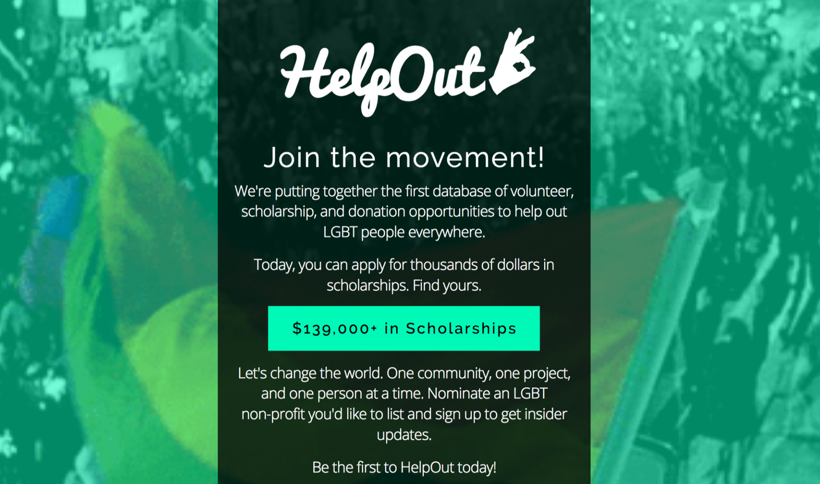 HelpOutLGBT HelpOutLGBT