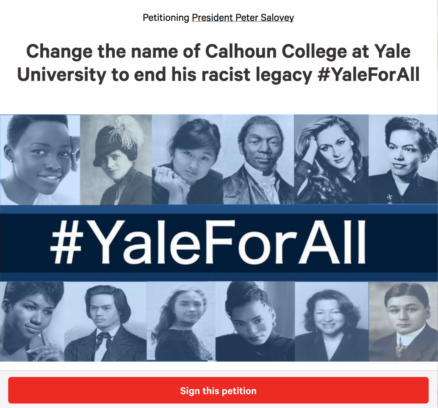 #YaleForAll